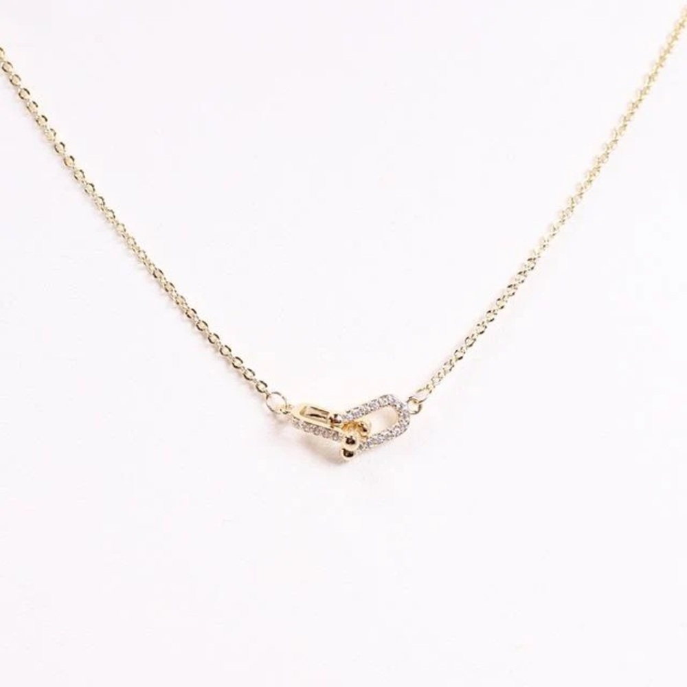 Louisa CZ Link Necklace